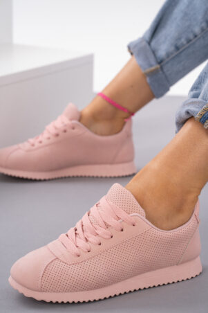 Różowe buty sportowe trampki damskie Feisal